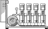 Druckerhöhungs-Anlagen Baureihe A, FC,HC, S, SF