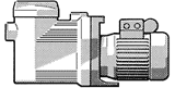 Schwimmbad-Umwälzpumpen Baureihe BADU 90